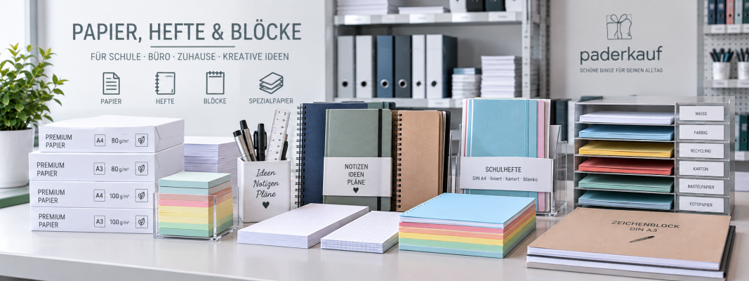 
    Papier für Schule, Studium, Büro und...