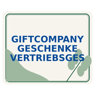 Hersteller: GIFTCOMPANY Geschenke Vertriebsges. mbH
