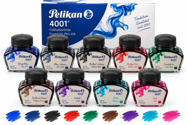 Pelikan Tinte 4001 30 ml – verschiedene Farben