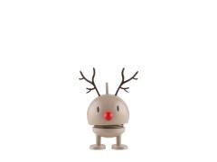 Hoptimist Reindeer Bumble XS Rentier 6,9 cm – Weiß