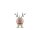 Hoptimist Reindeer Bumble XS Rentier 6,9 cm – Weiß
