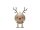 Hoptimist Reindeer Bumble M Rentier 14 cm – Latte