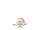 Hoptimist Santa Snowman S Schneemann 6,9 cm – Weiß/Rot