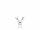 Hoptimist Reindeer Bumble XS Rentier 6,9 cm – Weiß