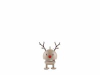 Hoptimist Reindeer Bumble XS Rentier 6,9 cm – Latte