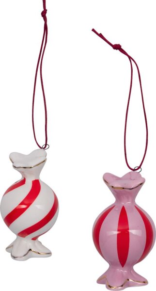 Die Spiegelburg Porzellan-Anhänger „Bonbon“ – Dekorative Weihnachten