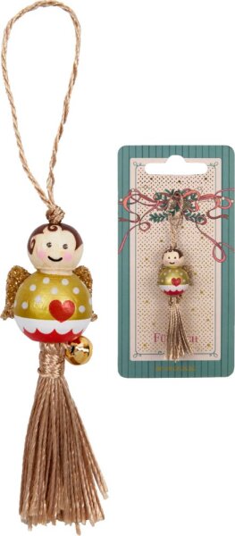 Die Spiegelburg Weihnachtspüppchen „Festliche Weihnachten“ Grün 5 cm