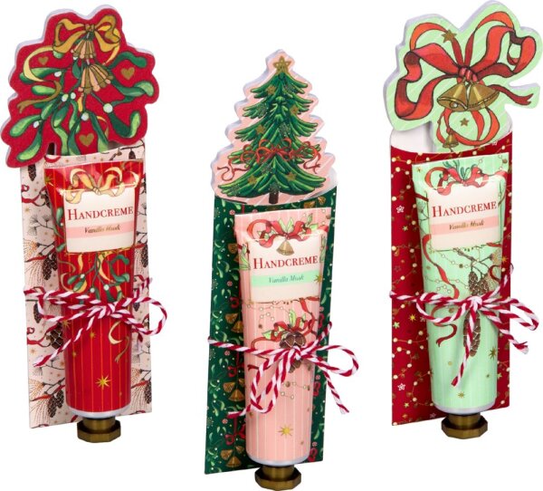 Die Spiegelburg Handcreme mit Nagelfeile „Festliche Weihnachten“ Vanilla Musk 30 ml