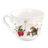 Grätz Verlag Porzellantasse Lustige Winterfreunde 400 ml – Daniela Drescher