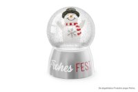 la vida Glitzerkugel „Schneemann“