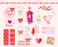 Stickerbuch – Sticker & Etiketten Weihnachten...