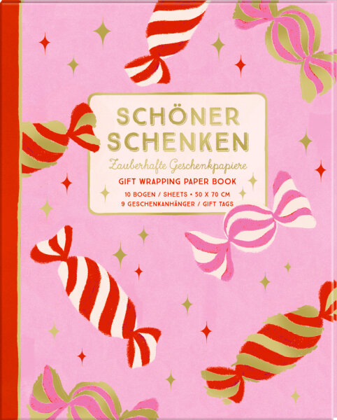Coppenrath Geschenkpapier-Buch „Schöner Schenken – Lets have a Party“ Weihnachten