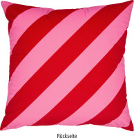 Die Spiegelburg Kissen „Lets have a Party – Weihnachten“ Rot/Pink/Gold 45 × 45 cm
