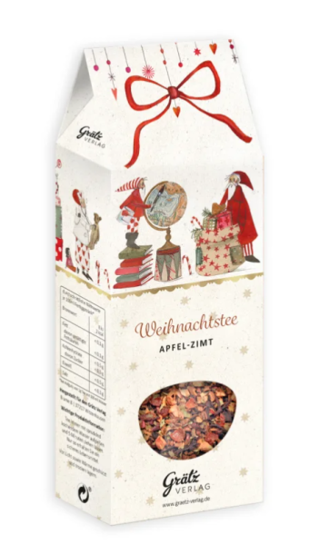 Früchteteemischung „Weihnachtswerkstatt“ Apfel-Zimt 100 g – Grätz Verlag