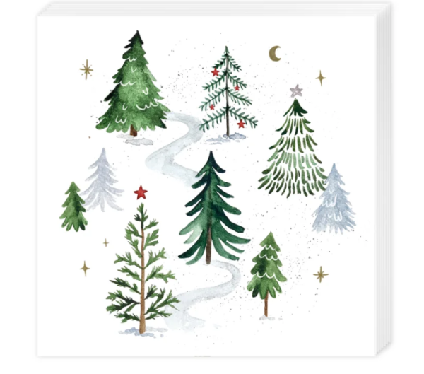 Servietten „Wintertannen“ – Grätz Verlag