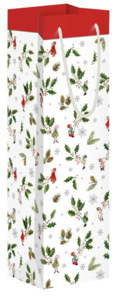Grätz Verlag Geschenktüte L für Flaschen – Weihnachtsengel