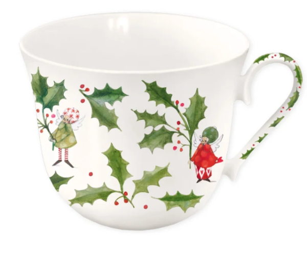 Porzellantasse 400 ml – Weihnachtsengel