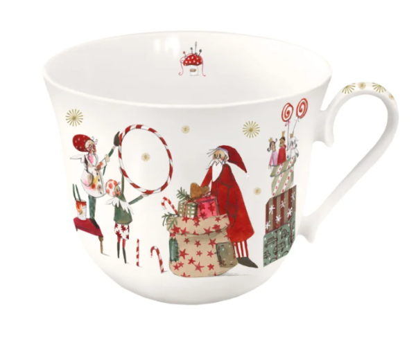 Porzellantasse 400 ml – Weihnachtswerkstatt