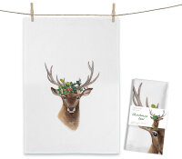 Maluu Geschirrtuch Christmas Deer, 50 x 70 cm –...