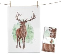 Maluu Geschirrtuch Forest Deer 50 × 70 cm –...