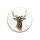 Maluu Dekomagnet Christmas Deer Ø 55 mm – Hirsch-Motiv