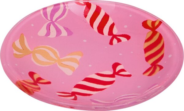 Kleiner Glasteller Zuckerstangen „Lets have a Party – Weihnachten“ Ø 10 cm