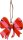 Die Spiegelburg Metall-Anhänger „Schleife“ rot/pink – Dekorative Weihnachten ca. 9 cm
