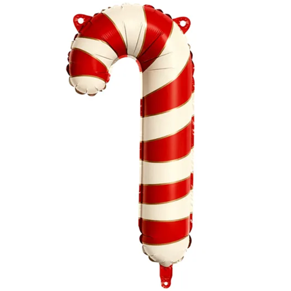PartyDeco Folienballon Weihnachtsmann 82 × 115 cm – Rot/Beige