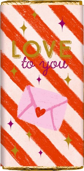 Die Spiegelburg Vollmilchschokolade „Love to you – Weihnachten“ 30 g