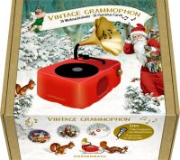 Coppenrath Sound-Adventskalender Vintage-Grammophon mit 24 Weihnachtsliedern