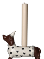 GIFT COMPANY Mignon Kerzenhalter – Dackel mit...
