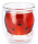 Cha Cult Glas "Pat" 200 ml – Doppelwandiges Trinkglas mit niedlichem Bärenmotiv