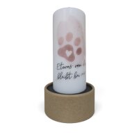 Kerzenonkel MUTmacher Kerze Pfote – 15 × 6...