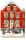 Coppenrath Mein kleines Weihnachtshaus "Rot" – Schachtel-Adventskalender mit 24 Kärtchen
