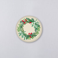 Kunst an Papier Magnet „Weihnachtskranz“...