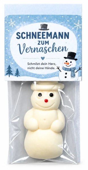 Wunderle Schneemann zum Vernaschen – Marshmallow Schneemann 11 g