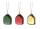 Relaxound Jingle Bells Selection – 3er-Set klingender Weihnachtsbaumschmuck mit Bewegungssensor