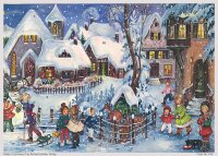 Sellmer Adventskalender Es schneit – Nostalgischer...