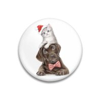 MALUU Dekomagnet Christmas Pets – Weihnachtsmagnet...
