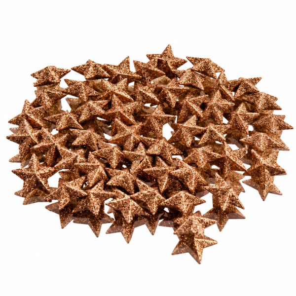 Riffelmacher & Weinberger Streudeko Sterne Bronze – 50 Stück, 1,5 cm
