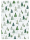 Grätz Verlag Geschirrtuch Wintertannen 50 x 70 cm – Baumwolle