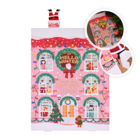 Accentra Adventskalender HELLO WINTER – 24 Beauty-Überraschungen mit LED – Weihnachtshaus