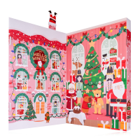 Accentra Adventskalender HELLO WINTER – 24 Beauty-Überraschungen mit LED – Weihnachtshaus