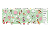 Accentra Adventskalender HELLO WINTER – 24 Beauty-Überraschungen mit LED – Weihnachtshaus