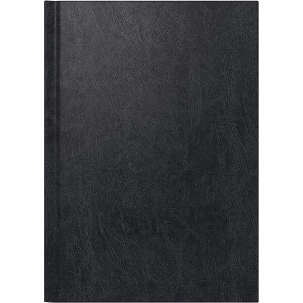 ALPHA Buchkalender 2027 A5, 1 Tag = 1 Seite &ndash; Schwarz