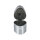 Faber-Castell Dreifachspitzdose GRIP 2001 – Silber, 3-fach