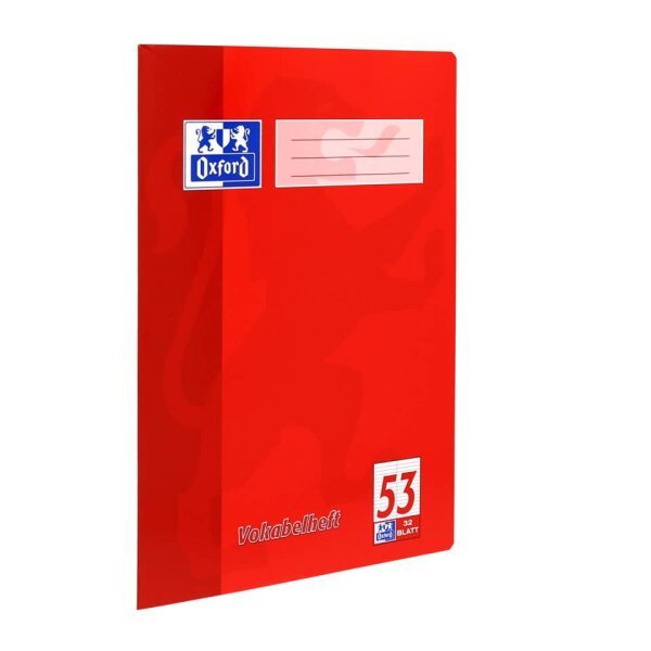Vokabelheft A4 32 Blatt Lin. 53 Oxford