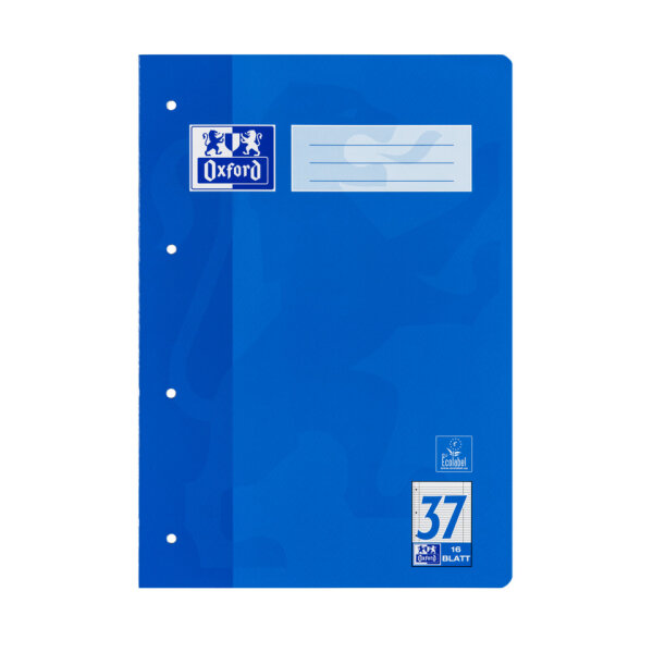 Heft A4 16 Blatt Lin. 37 Oxford