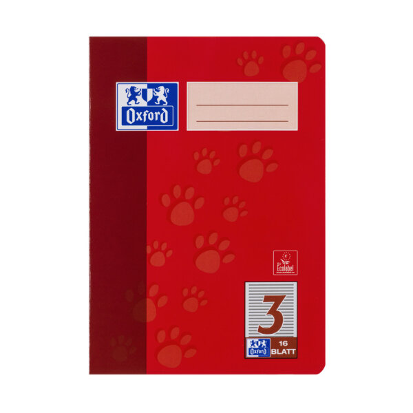 Heft A5 16 Blatt Lin. 3 Oxford