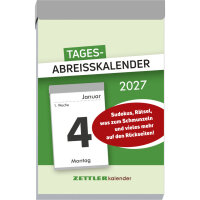 ZETTLER Tagesabreißkalender L 2027, 6,6 × 9,9...